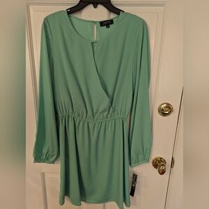 NWT Tahari Pistachio Abbey Dress "Fan Faves" Size Small